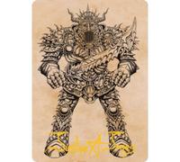 Adventures in the Forgotten Realms Art Card: Iron Golem (Gold Signature) | Adventures in the Forgotten Realms