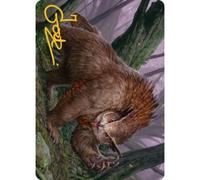 Adventures in the Forgotten Realms Art Card: Owlbear #15 (Gold Signature) | Adventures in the Forgotten Realms