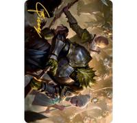Adventures in the Forgotten Realms Art Card: You Come to the Gnoll Camp (Gold Signature) | Adventures in the Forgotten Realms
