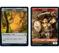 Adventures in the Forgotten Realms Commander - Clue Token / Goblin Token | Adventures in the Forgotten Realms Commander