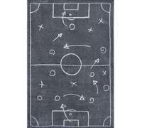 Adventures Kids Game Plan Dark Grey Rug - 120X170 cm
