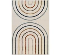 Adventures Kids Rainbow Cream & Multicolour Rug - 160X235 cm