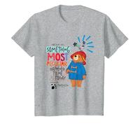 Adventures of Paddington Bear Something Most Peculiar Kids T-Shirt, Youth, Heather Grey, Medium
