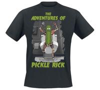 Adventures Of Pickle Rick T-Shirt Rick & Morty Black XXL