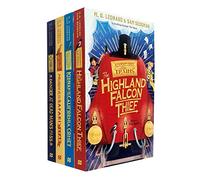 Adventures on Trains 4 Books Collection Set By M. G. Leonard & Sam Sedgman(Danger at Dead Man's Pass, Murder on the Safari Star, Kidnap on the California Comet & The Highland Falcon Thief)