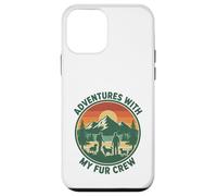 Adventures With My Fur Crew Dog Hiking Outdoor Design Case for iPhone 12 mini