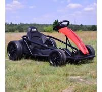 AdventureWheels Turbodrift 24v Electric Go kart - Red Racer Edition