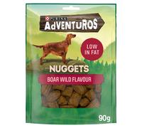 ADVENTUROS Nuggets Wild Boar Dog Treats 90g (Pack of 6)