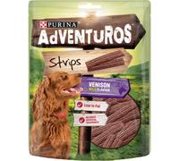 Adventuros Strips Dog Treat Venison Flavour 90G (Pack Of 6)
