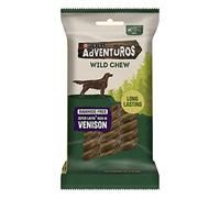 ADVENTUROS Wild Chew Venison Dog Treats 150g (Pack of 6)