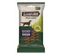 ADVENTUROS Wild Chew Venison Small Dog Treats 150g (Pack of 7)