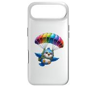 Adventurous Bird Parachute Design - Cute Flying Paradox Art Case for iPhone Air