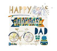 Adventurous Dad Embellished Birthday Greeting Card Talking Pictures Cards MEER0026/D