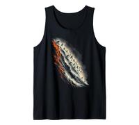 Adventurous Mountain Biking on a Volcanic Slope Tank Top