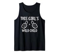 Adventurous This Girl's a Wild-Child Free-Spirit Tank Top