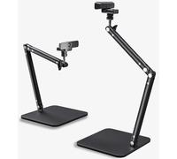Advenza Webcam Camera Stand Phone Holder Sturdy Table Mount for Webcam C922 C930e C920S C920 C615 C960 C920x BRIO 4K Phone Holder Right Light with 1/4" Thread