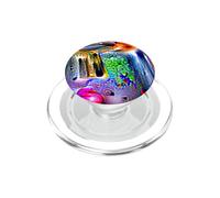 Adversarial Anti-Facial Recognition Camouflage Invisibility PopSockets PopGrip for MagSafe