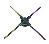 Advertise 23.62" 3d Hologram Fan Video Advertising Projector Holographic Imaging Lamp Support Images and Video Advertising