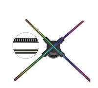 Advertise 3D Fan Holographic Projector, Advertising Light WiFi Control Led Sign Three-Dimensional Projector