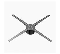 Advertise 3d Hologram Fan, 24.4" Advertise Display Fan High Brightness Hologram Fan Naked Eye Holographic Video Projector