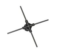 Advertise 3d Hologram Fan, 25.6" Naked-eye Holographic Projector Wall Mounted Advertising Machine Virtual Suspension Stereo