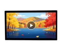 Advertisement Display Screen, Digital Advertising Marketing, 18.5" HD 500 Nits Desktop Kiosk, Android System, HDMI In, For Retail/Payment, Media Player, Compact, Store Owners 18.5in