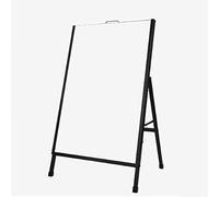 Advertising Display Stand Display Stand Vertical Floor Outdoor Folding Poster Advertising Billboard for Information(Black2)