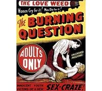 Advertising Weed Marijuana 1936 The Love Weed The Burning question Art Print Poster Wall DŽcor A4 and A3