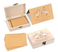 Advice and Wishes for The Mr and Mrs, Wedding Advice Cards for Bridal Shower Decorations, Bridal Shower Games, Advice & Wishes Box for The Groom and Bride, Wedding Games for Reception, Style-003