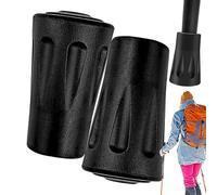 Advice for hiking poles, tips for hiking poles, non-slip feet for - 2 x stick tips for walking sticks, replacement accessory tips fit most trekking and