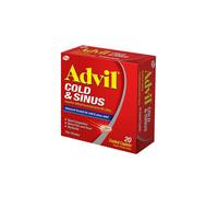 Advil Cold & Sinus Coated Caplets Fast Relief for Nasal Congestion, Headache, Fever & Sinus Pressure - 20s