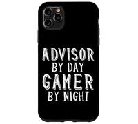 Advisor By Day Gamer By Night Academic Financial Advisor Case for iPhone 11 Pro Max
