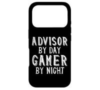 Advisor By Day Gamer By Night Academic Financial Advisor Case for iPhone 17 Pro