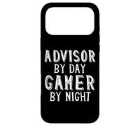 Advisor By Day Gamer By Night Academic Financial Advisor Case for iPhone 17 Pro Max