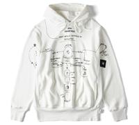ADVISORY BOARD CRYSTALS, Gray Objects Displaced by Refraction hoodie, White