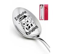 Advivio Funny Engraved Stainless Steel Espresso Spoons for Coffee Lovers Gifts, Harry Potter Easter Basket Coffee Ice Cream Spoop for Bookworms, Harry Potter Fans Thanksgiving Graduatiod Gifts