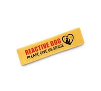 Advivio Funny Give Me Space Dog Leash Sleeve, Do Not Pet Wrap with ID Patch Tag, Reactive Dog Leash Sign Accessory for Dogs Owners