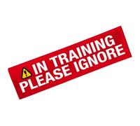 Advivio in Training Please Ignore Funny Dog Leash Sleeve, Service Dog Leash Wrap Alert Hanging ID Patch Tag, for Pet Birthday Gift