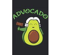 Advocado Notebook: Avocado journal gift with an avocado themed layout and a lined cover panel| 6x9 inches | blank pages | 150 pages