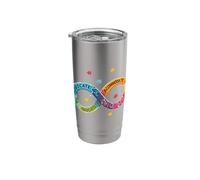 Advocate Educate Accommodate Infinity Stainless Steel Insulated Tumbler