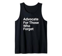 Advocate for Those Who Forget Alzheimers Caregiver Tank Top