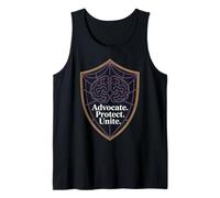 Advocate Protect Unite Mental Neurology Health Awareness Tank Top