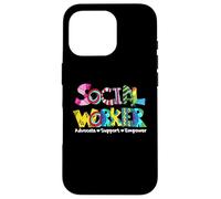 Advocate Support And Empower Social Worker Social Work Month Case for iPhone 16 Pro