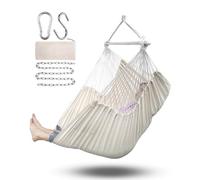 ADVOKAIR Hammock Chair Swing XXL, 1/3 Larger Than Standard, 500lbs | Steel Anti-slip Bar, Indoor/Outdoor,70.9"L x 47.2"W, Easy Assembly,Steel Chain