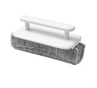 Advokingtap 1-Pack Foldable Window Groove Cleaning Brush With Soft Cloth Head For Kitchen Sills And Bathroom Tracks, White(A)