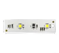 Advokingtap 1 Pack LED Light Strip For Samsung Refrigerator BCD-212NNVS Replacement Part DA41-00754B Bright 12V PCB Module 8X2cm Yellow Kitchen
