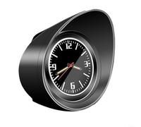 Advokingtap 1 Pc Car Dashboard Clock Quartz Movement Luminous Pointer Steel Case Sapphire Glass 42Mm Shockproof Vibration Proof For Car Air Vent Office Desk(black)