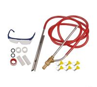 Advokingtap 1 Set Pressure Washer Sandblasting Kit With 9.8Ft Hose Brass Nozzles For Rust For Graffiti Paint Removal On Driveways Patios Fences Metal Surfaces