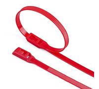 Advokingtap 100Pcs Nylon Cable Ties,350X3.6mm, Premium Nylon Ties Multi Color, Plastic Tie Wraps, Secure Self-Locking Mechanism, For Home, Garden, Office And DIY(red 100PCS)