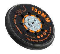 Advokingtap 150mm Sander Backing Pad 37 Holes Sanding Disc for Orbital Sander Grinding Pad, Random Orbital Sander Backing Pad For Wood Metal Paint Removal DIY Professional